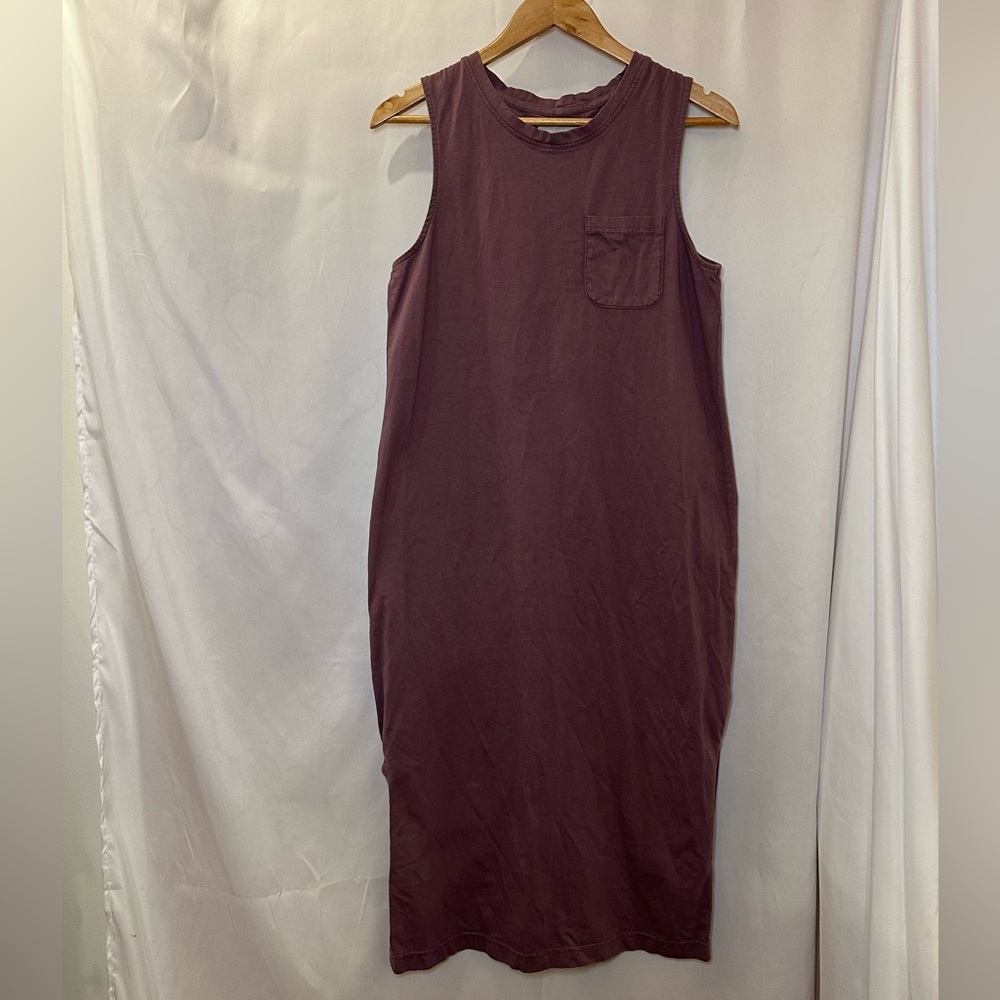 Pact Women's Sleeveless Pocket Tank - Dusty Plum - Picture 2 of 5